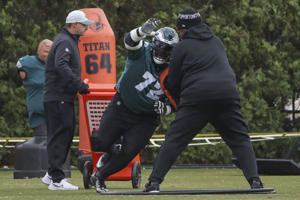 Recently signed defender Linval Joseph (72) trained at the Novacare complex on Thursday.