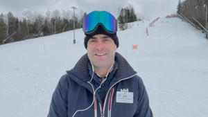 Les Sommets' marketing director, Christian Dufour, said ski resorts are adapting to the warmer weather.