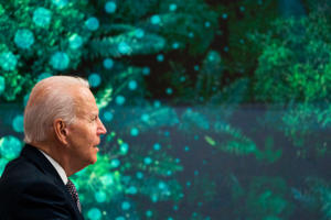 On June 17, President Biden addresses the Major Economies Forum on Energy and Climate in the South Court Auditorium of the Executive Building.