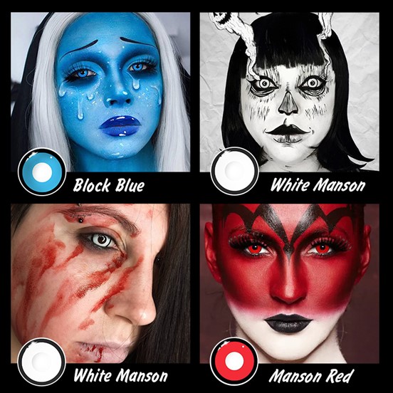 DIY Halloween Makeup and Colored Contacts: Tutorials and Ideas