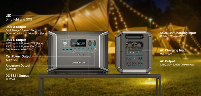Dabbsson DBS2300 features 2