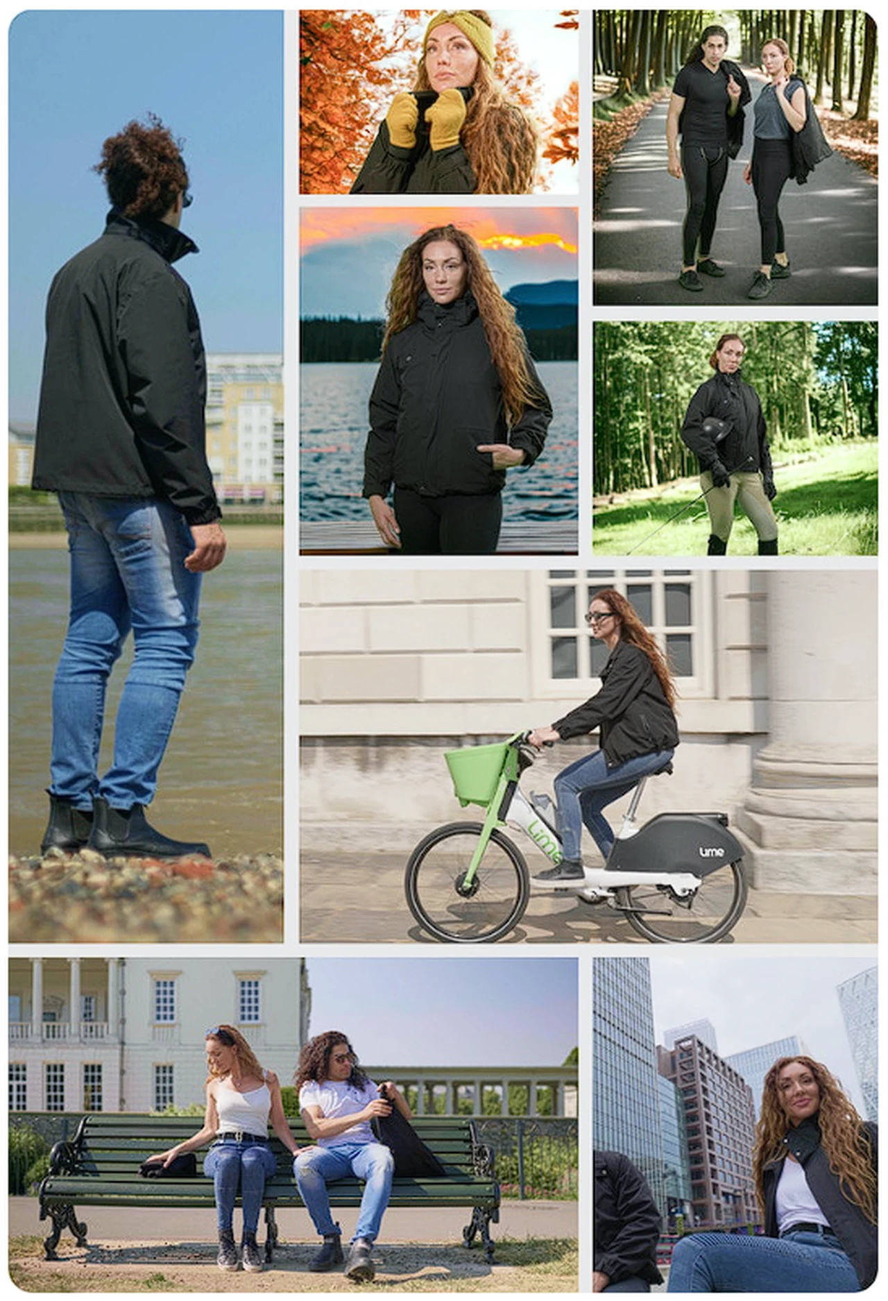 UZE heated jacket design and styling