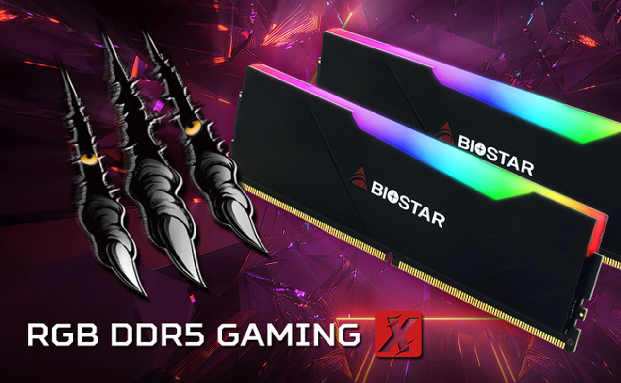 BIOSTAR 16 GB RGB DDR5 GAMING X Memory