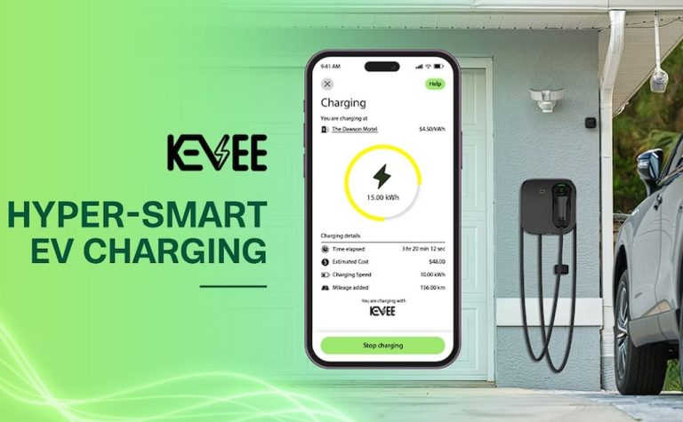 Kevee EV Charger smart electric vehicle charging point