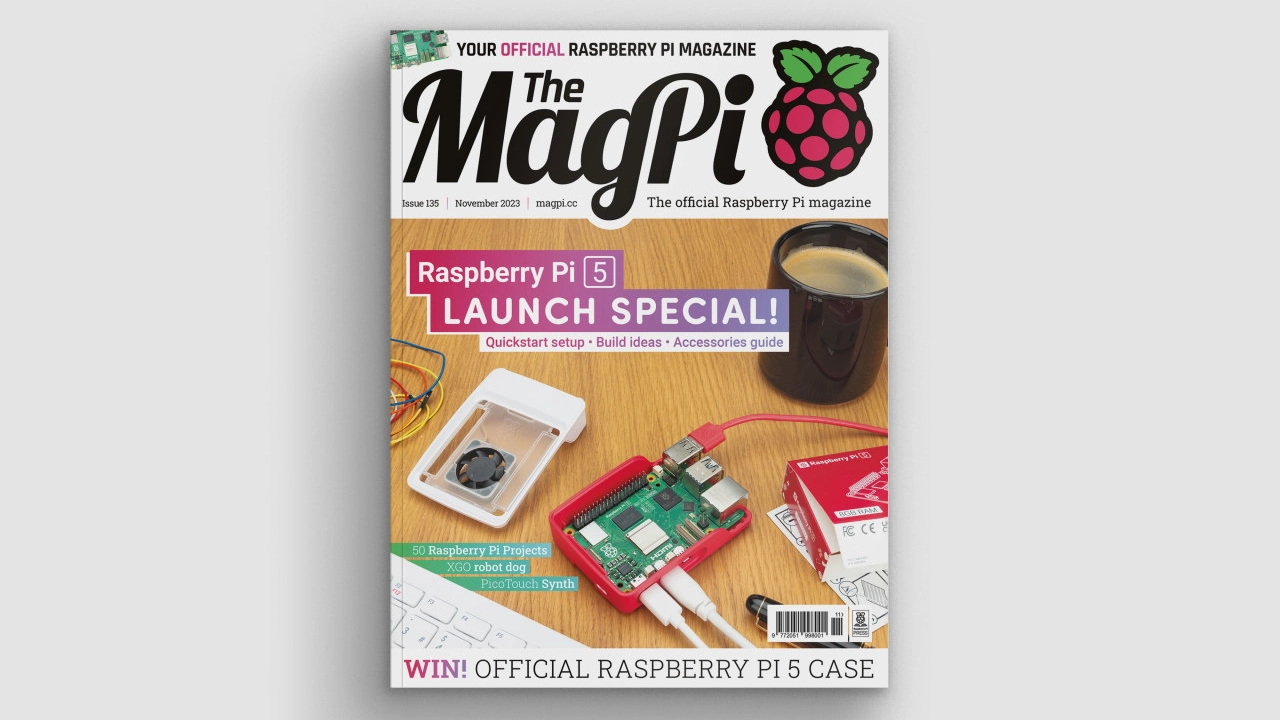 MagPi Raspberry Pi 5 special magazine 135