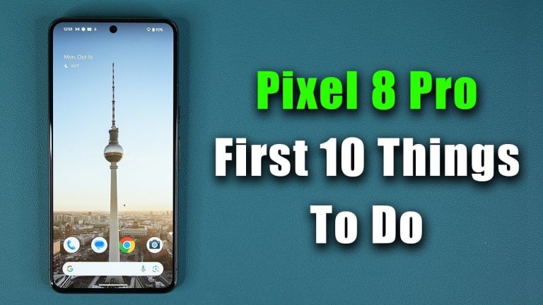 How to setup your Google Pixel 8 Pro