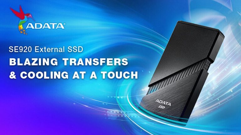 ADATA USB4 SE920 external SSD supports Thunderbolt 3 and 4