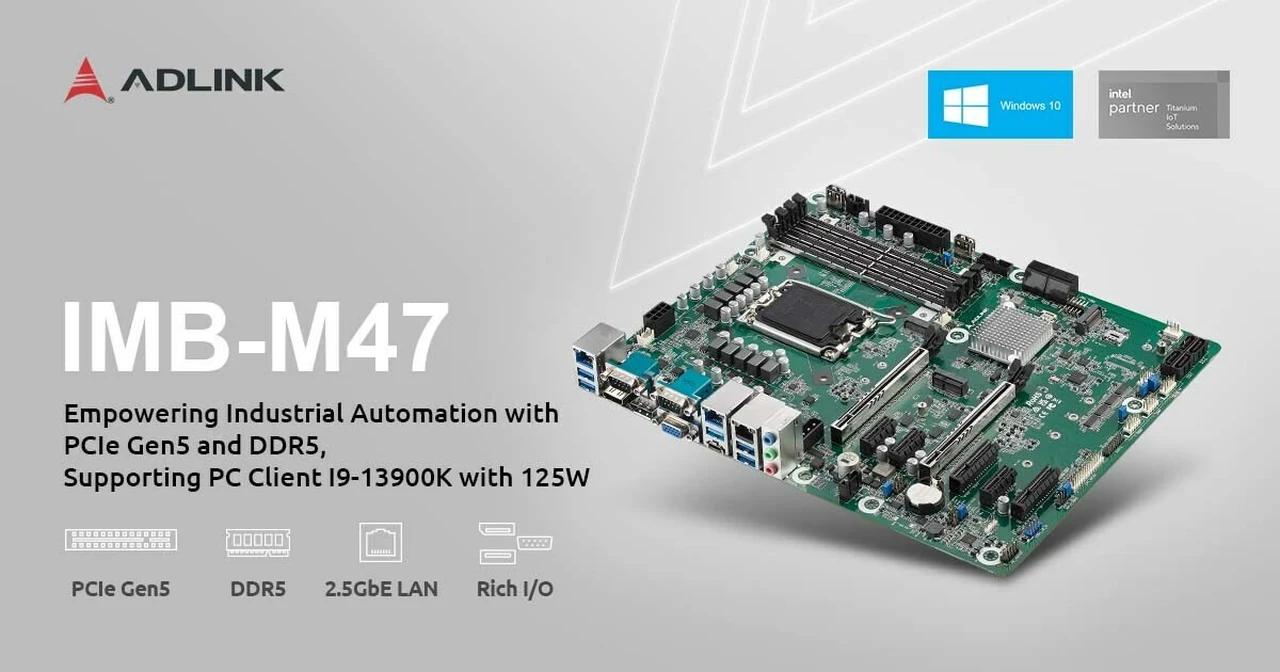 ADLINK IMB-M47 ATX motherboard for industrial Edge projects