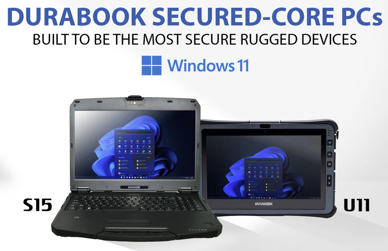 Durabook Windows 11 Secured-core mobile rugged computer systems