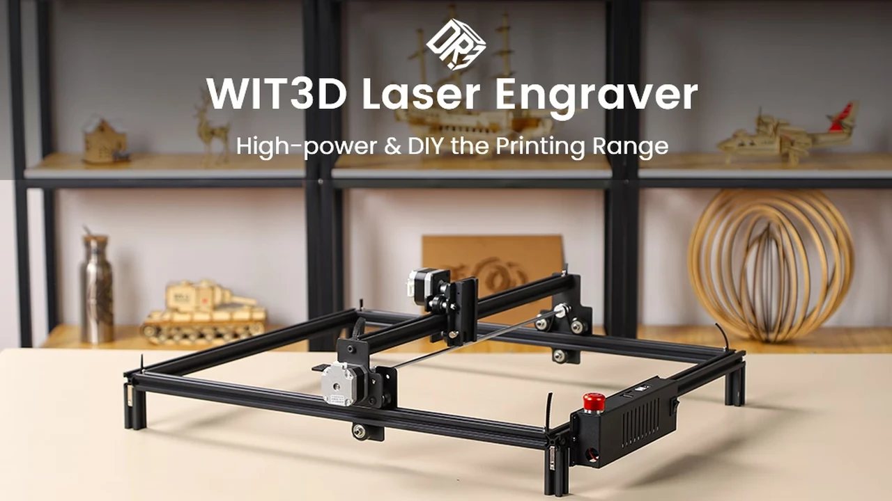 Japanese CNC desktop laser engraver offers large workspace