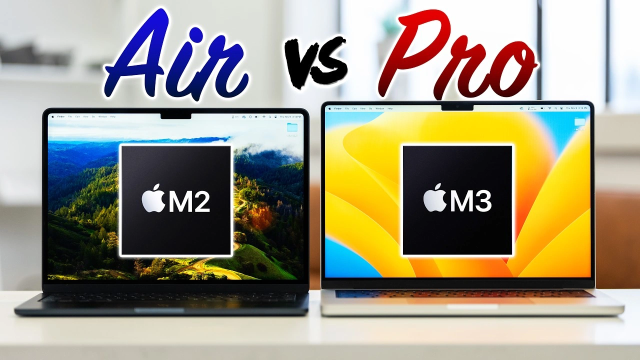 M2 MacBook Air vs M3 MacBook Pro 