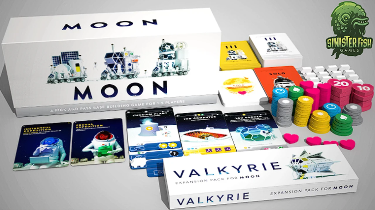 Moon Deluxe Edition board game with playmat new coin chests and more