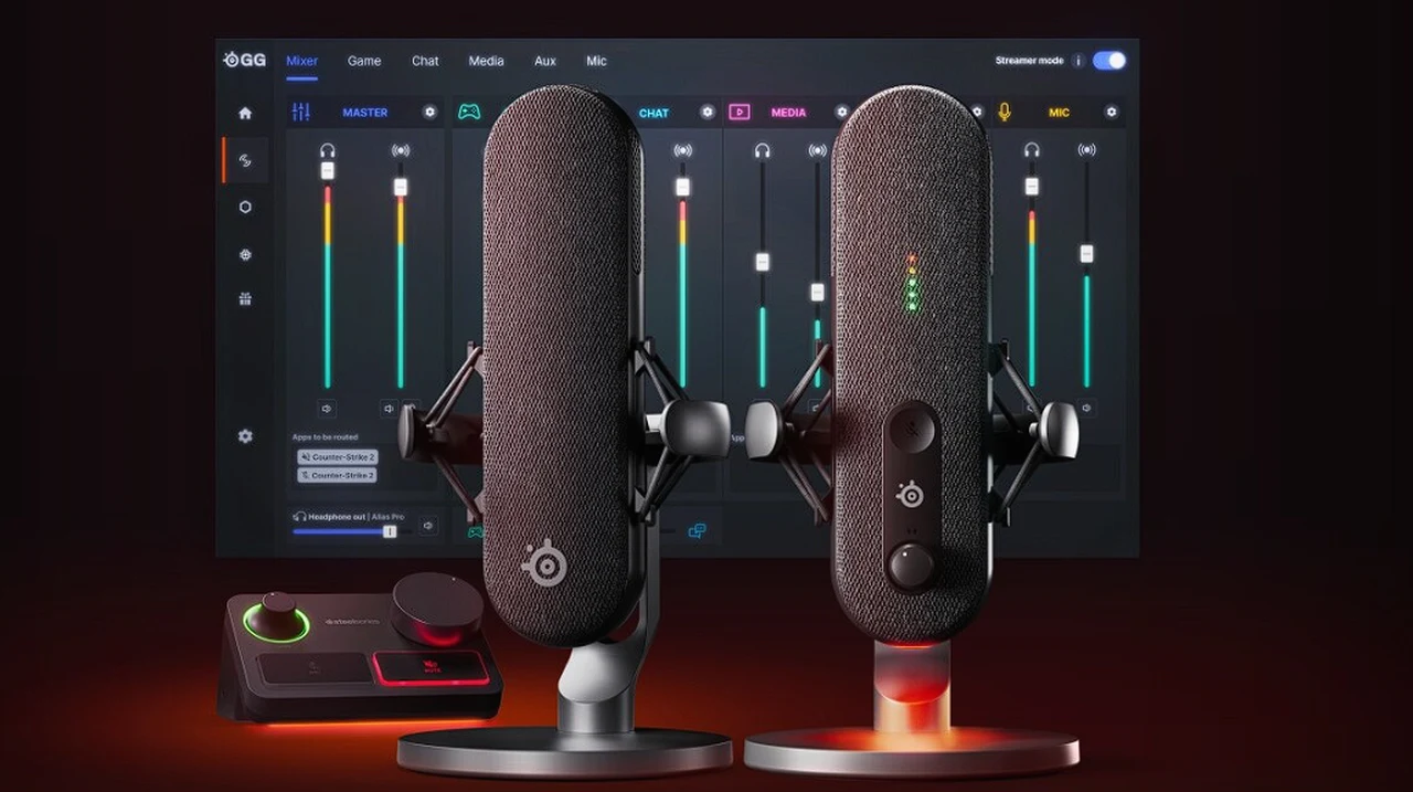 SteelSeries Alias Series microphone for streaming and content creators