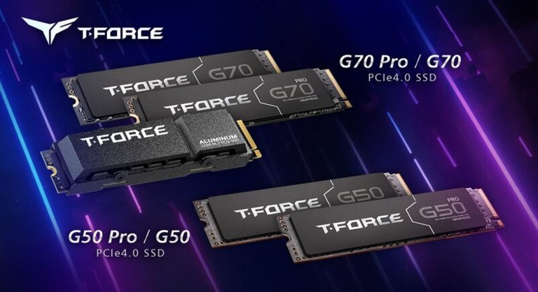 T-FORCE gaming SSDs G70, G70 PRO, G50 and G50 PRO