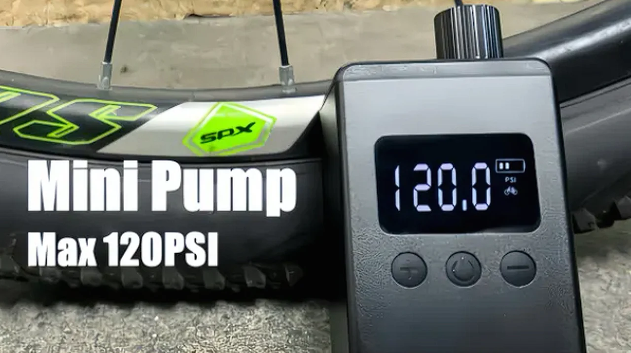 Worlds lightest 120 PSI portable pump