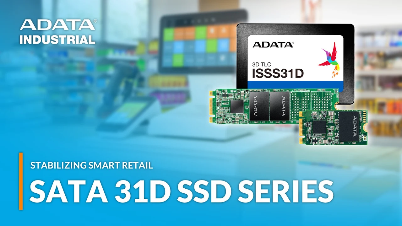 ADATA SATA 31D Series industrial grade stable long-term SSD storage