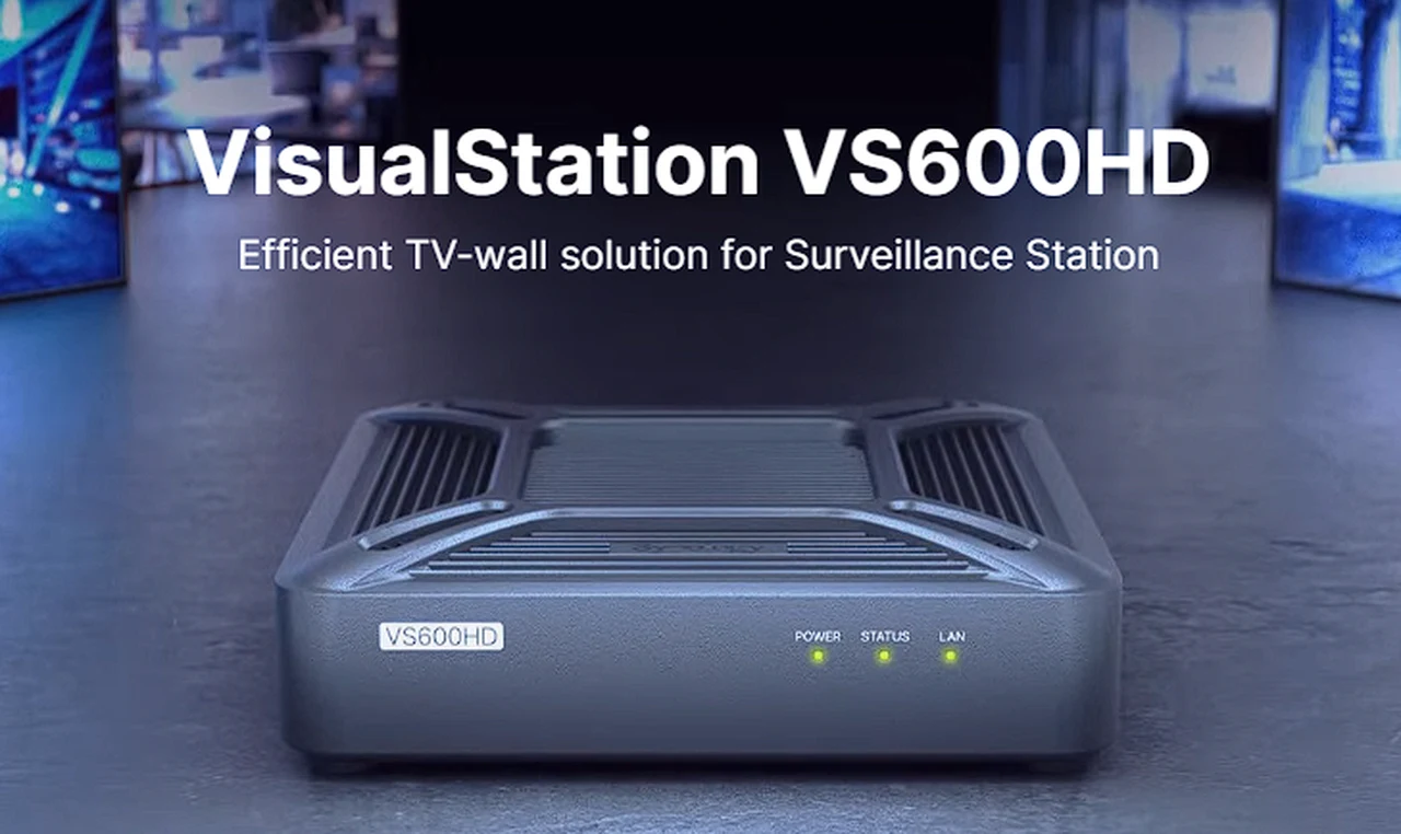 Synology VisualStation VS600HD TV-wall Surveillance Station solution