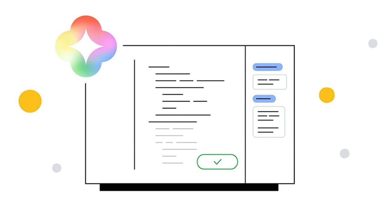 illustration of using Google Duet AI during software development