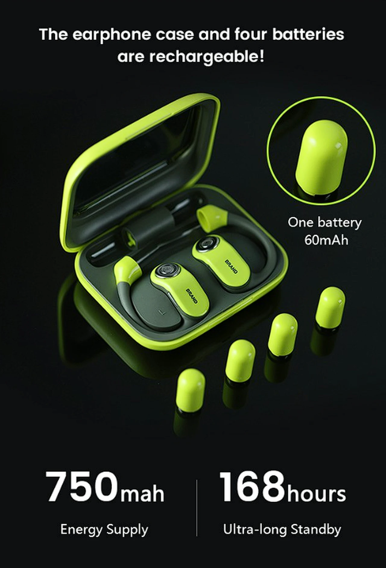 Sonicwave OWS earbuds replaceable batteries