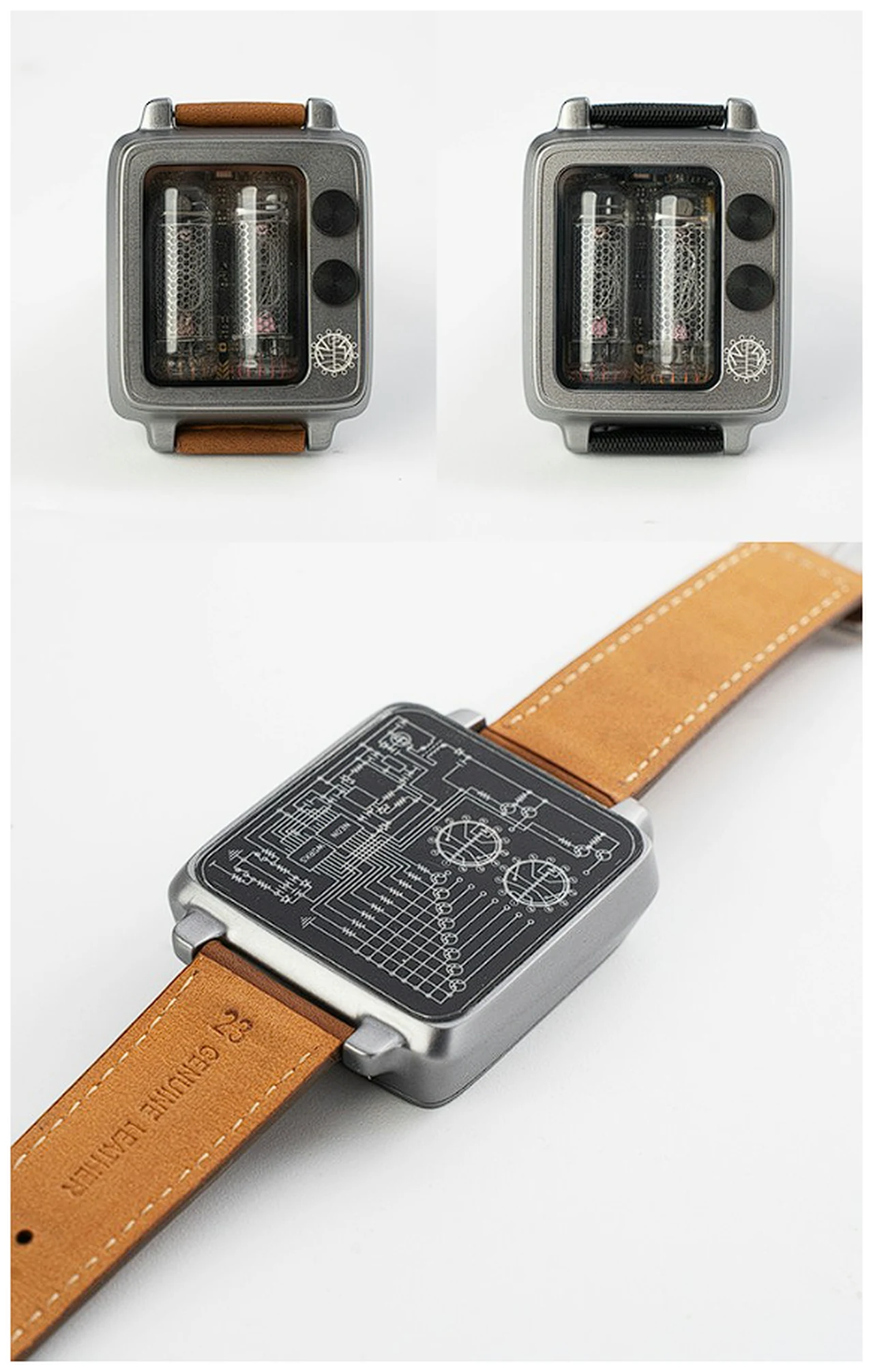 Nixie Tube wrist watch design