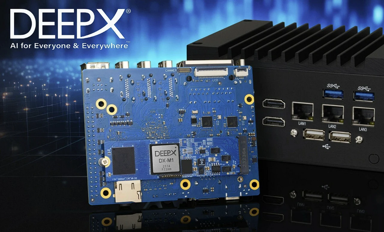 DEEPX DX-M1 chip designed for new AI of Things applications