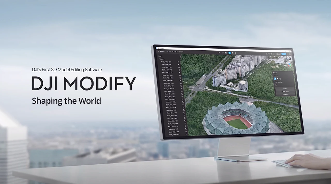 DJI releases Modify its first intelligent 3D model editing software