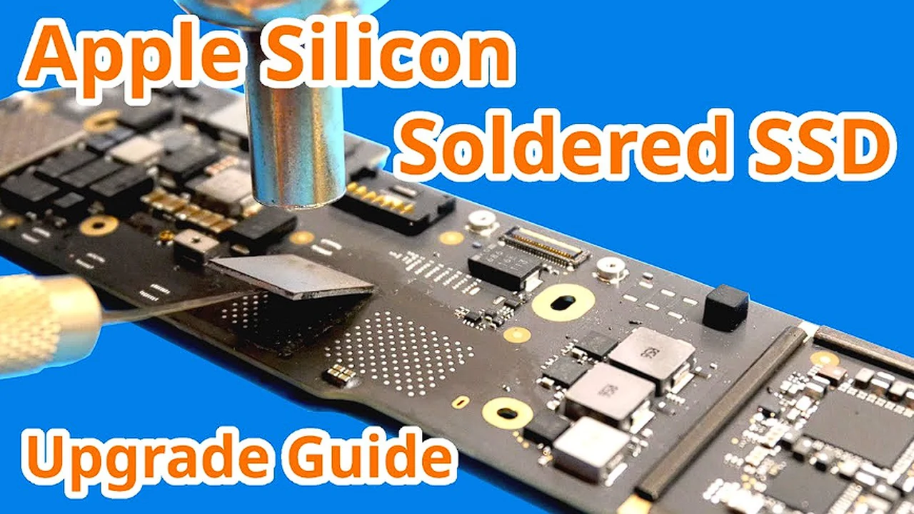 How to upgrade Apple Silicon laptop soldered SSD storage