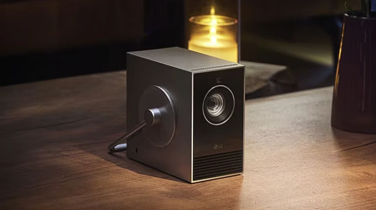 CineBeam Qube minimalist design 4K projector