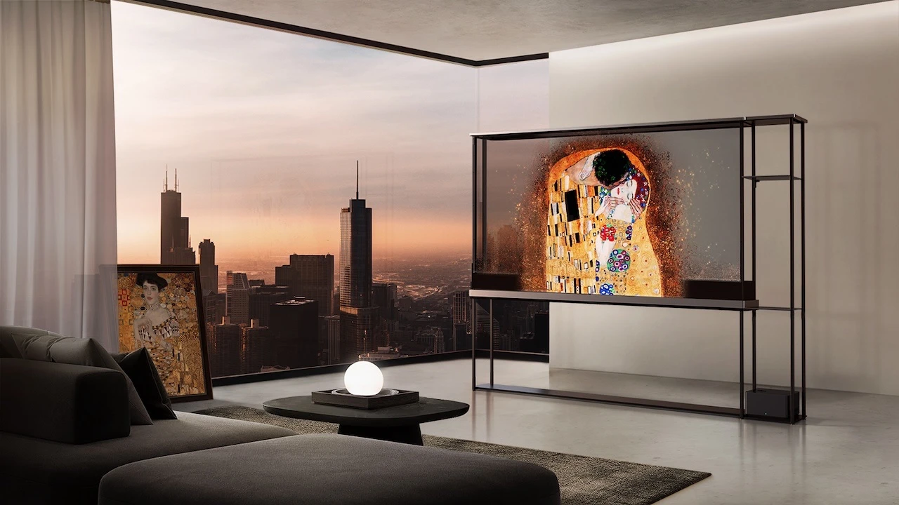 LG Transparent OLED TV