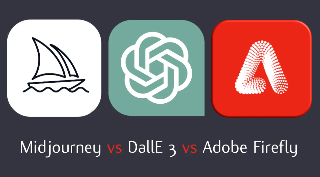 Midjourney vs DallE 3 vs Adobe Firefly prompt comparison