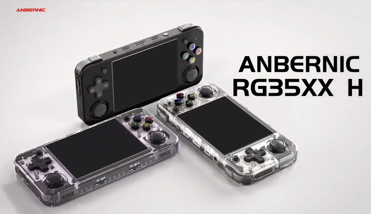 Anbernic RG35XX H mini handheld games console