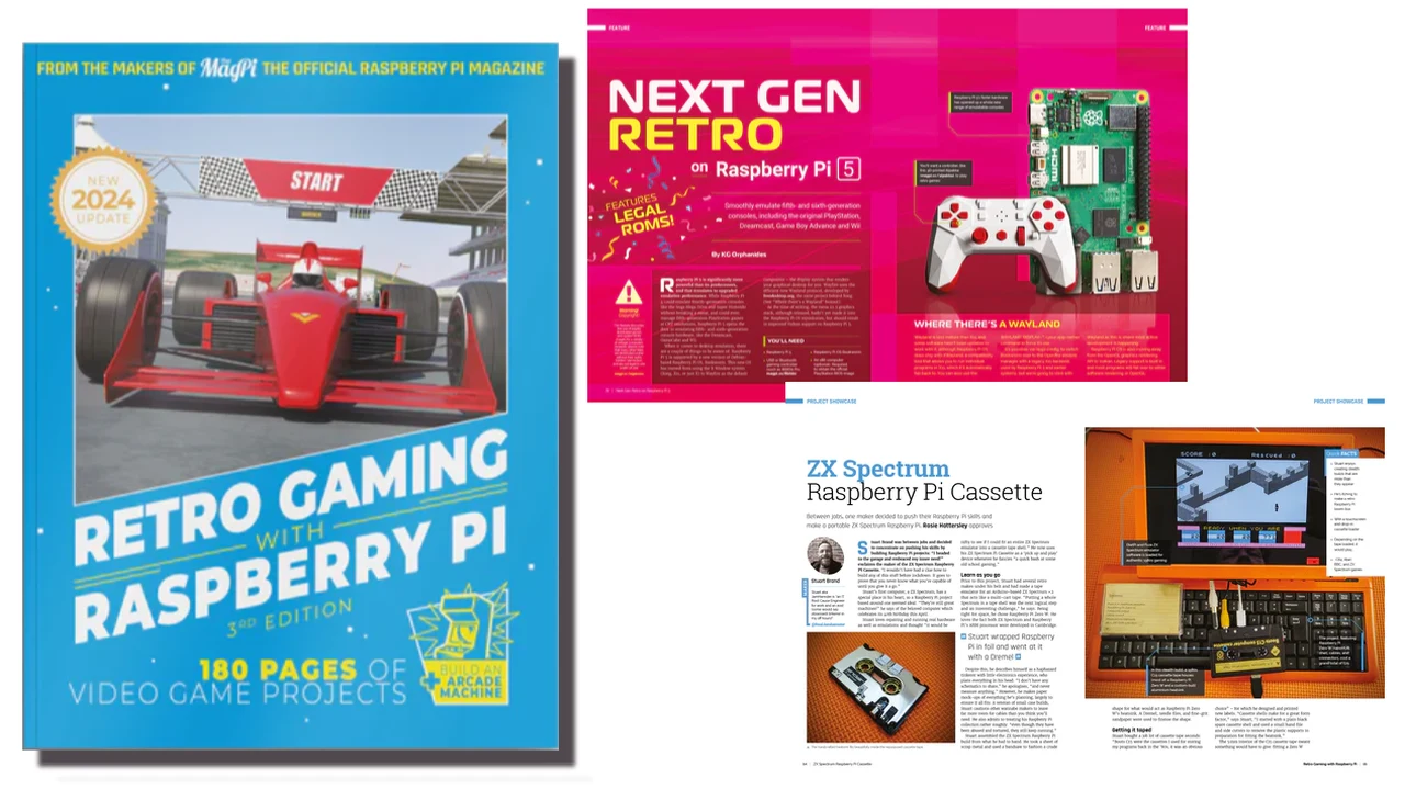 Retro Gaming with Raspberry Pi (3rd Edition) book now available