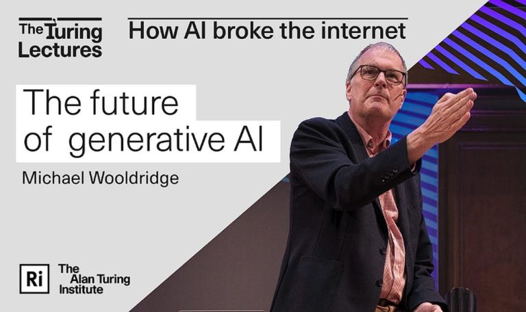 The future of generative AI from the Turing Institute Lecture