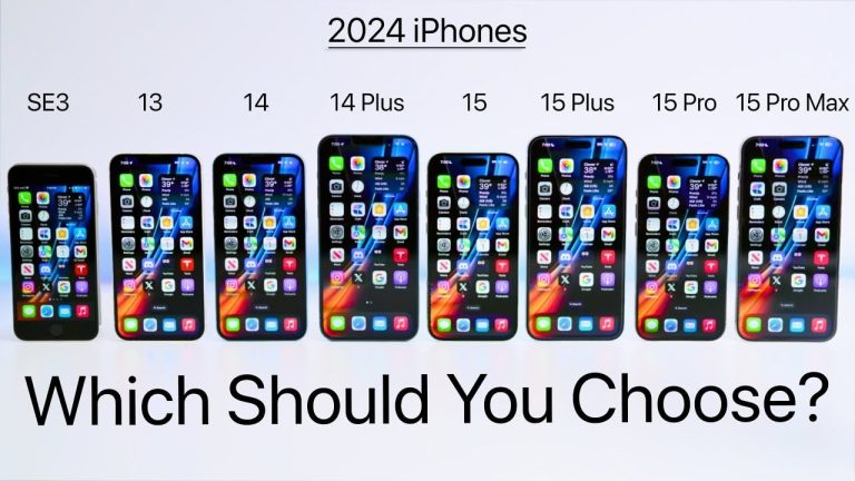All of Apple’s current iPhone models compared (Video)