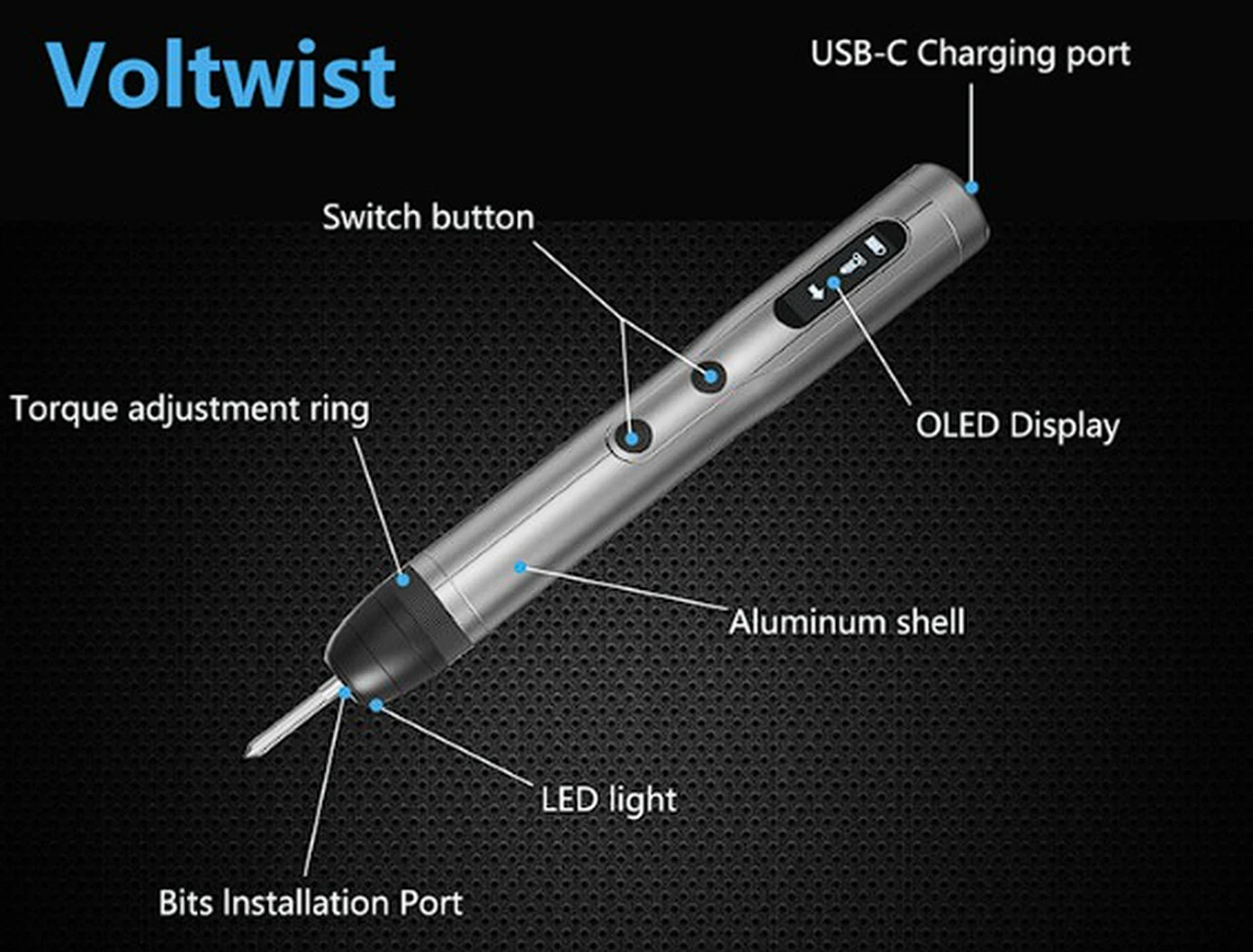 torque electric screwdriver features