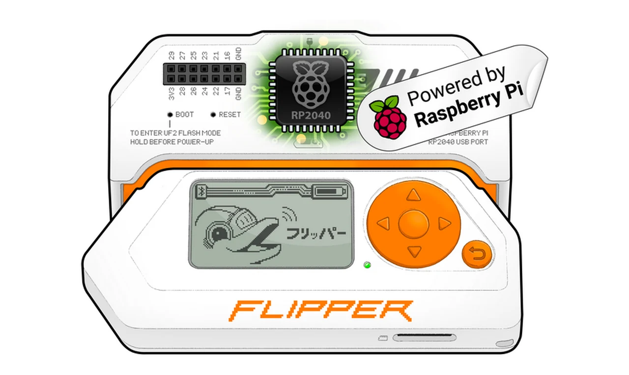 Flipper video game module powered by Raspberry Pi