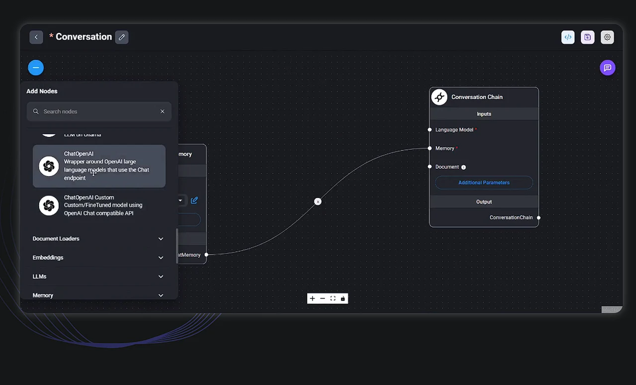 Flowise AI agent building app