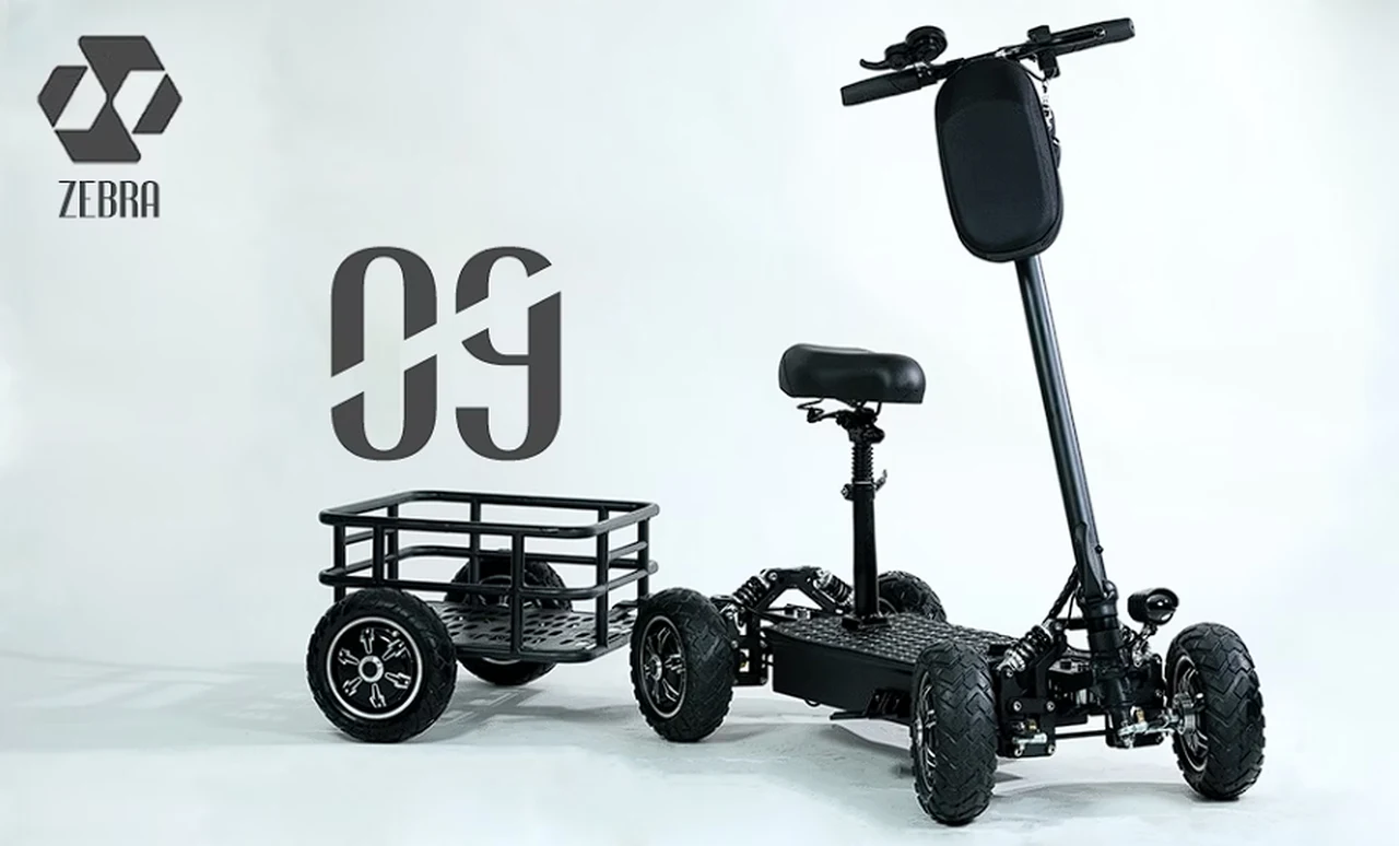 4 Wheel electric scooter