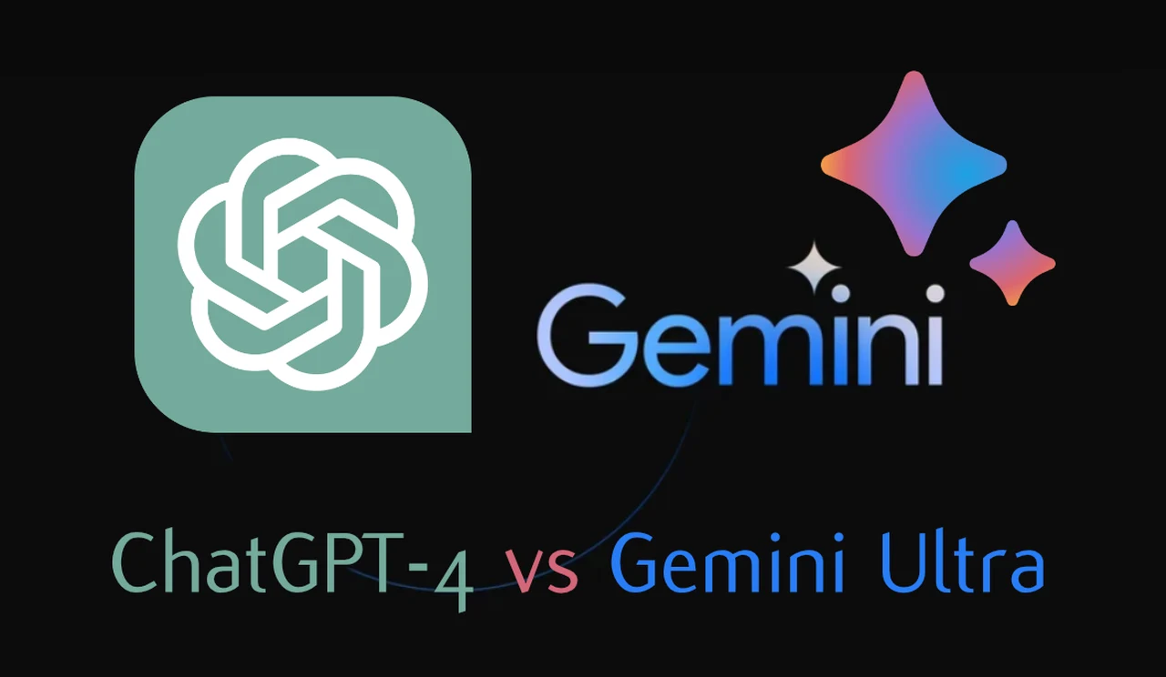 ChatGPT-4 vs Gemini Ultra results compared