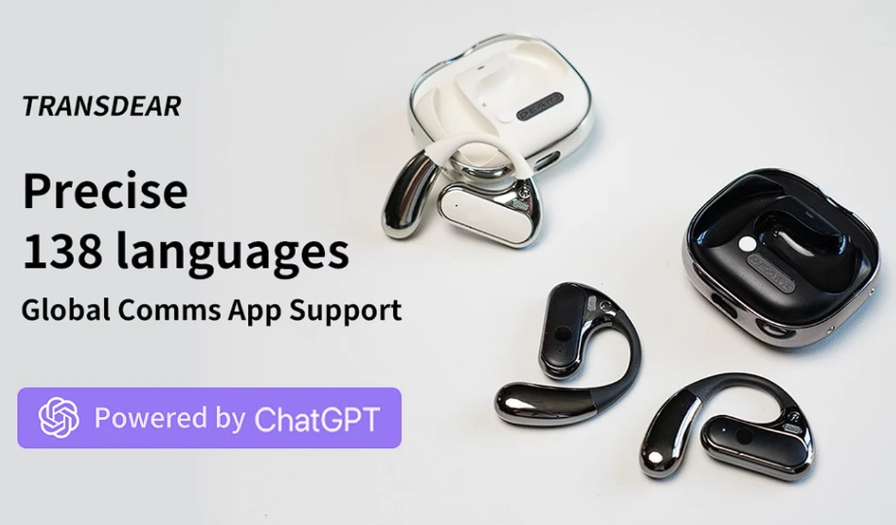 ChatGPT powered wearable translator wireless earbuds 2024