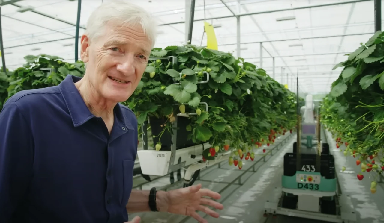 Dyson Farming technology tour by James Dyson