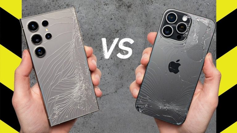 Drop Test: Galaxy S24 Ultra vs iPhone 15 Pro Max (Video)