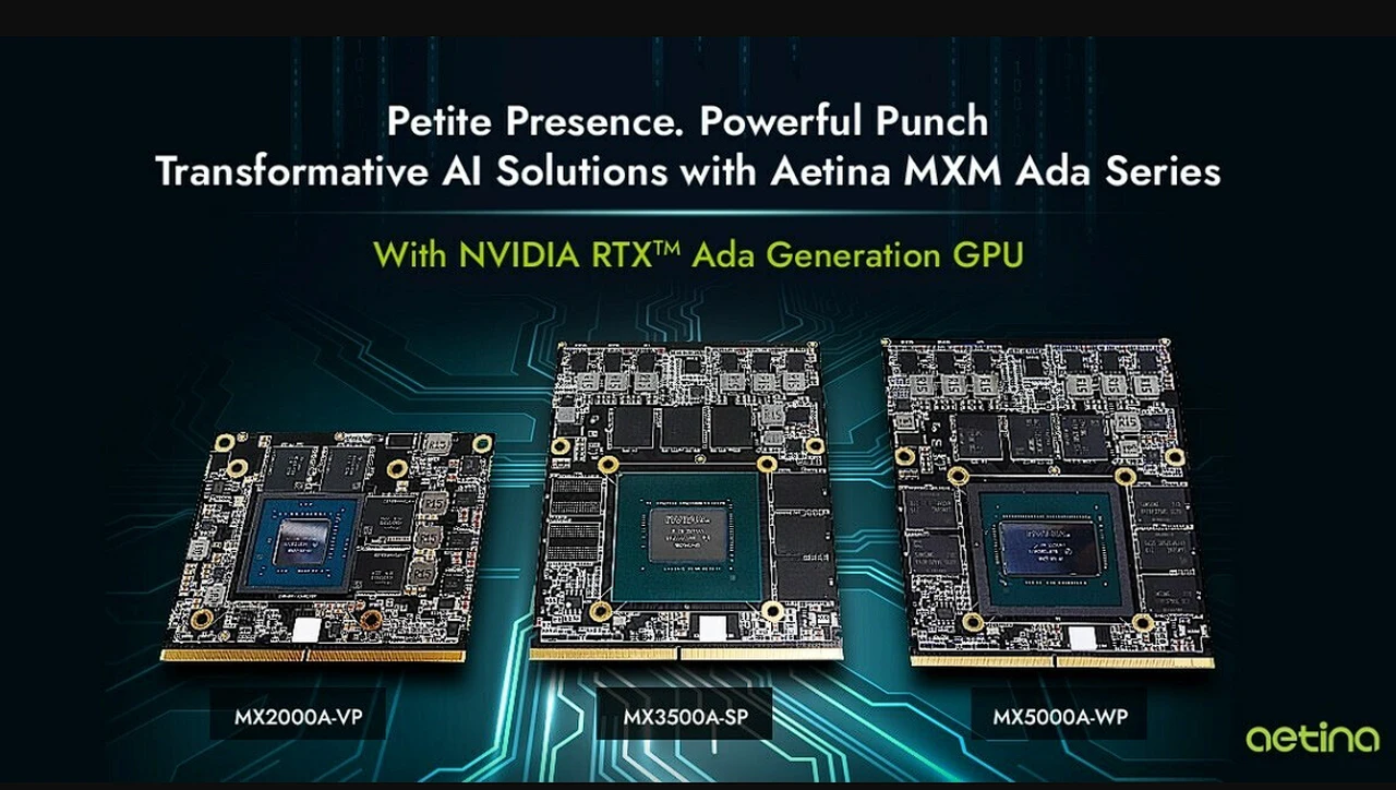 NVIDIA Ada Lovelace AI Edge MXM GPUs