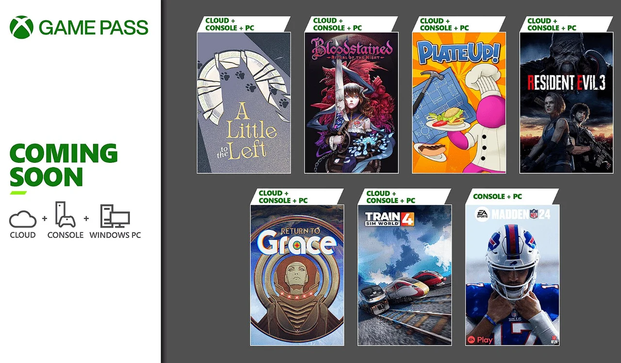 Xbox Game Pass February 2024 games lineup