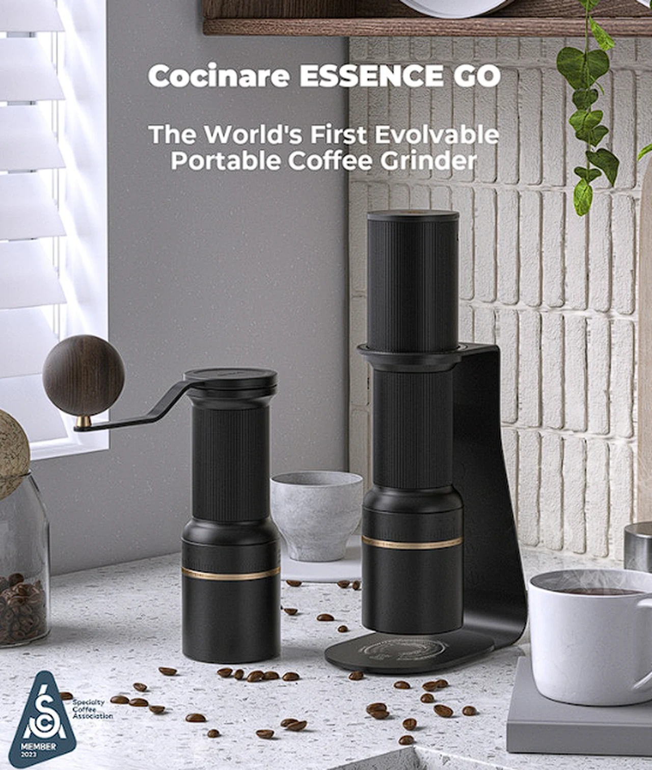 Cocinare Portable Coffee Grinder desktop