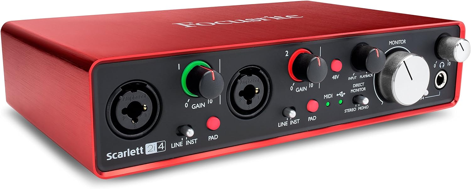 Focusrite Scarlett 2i4 USB Audio interface