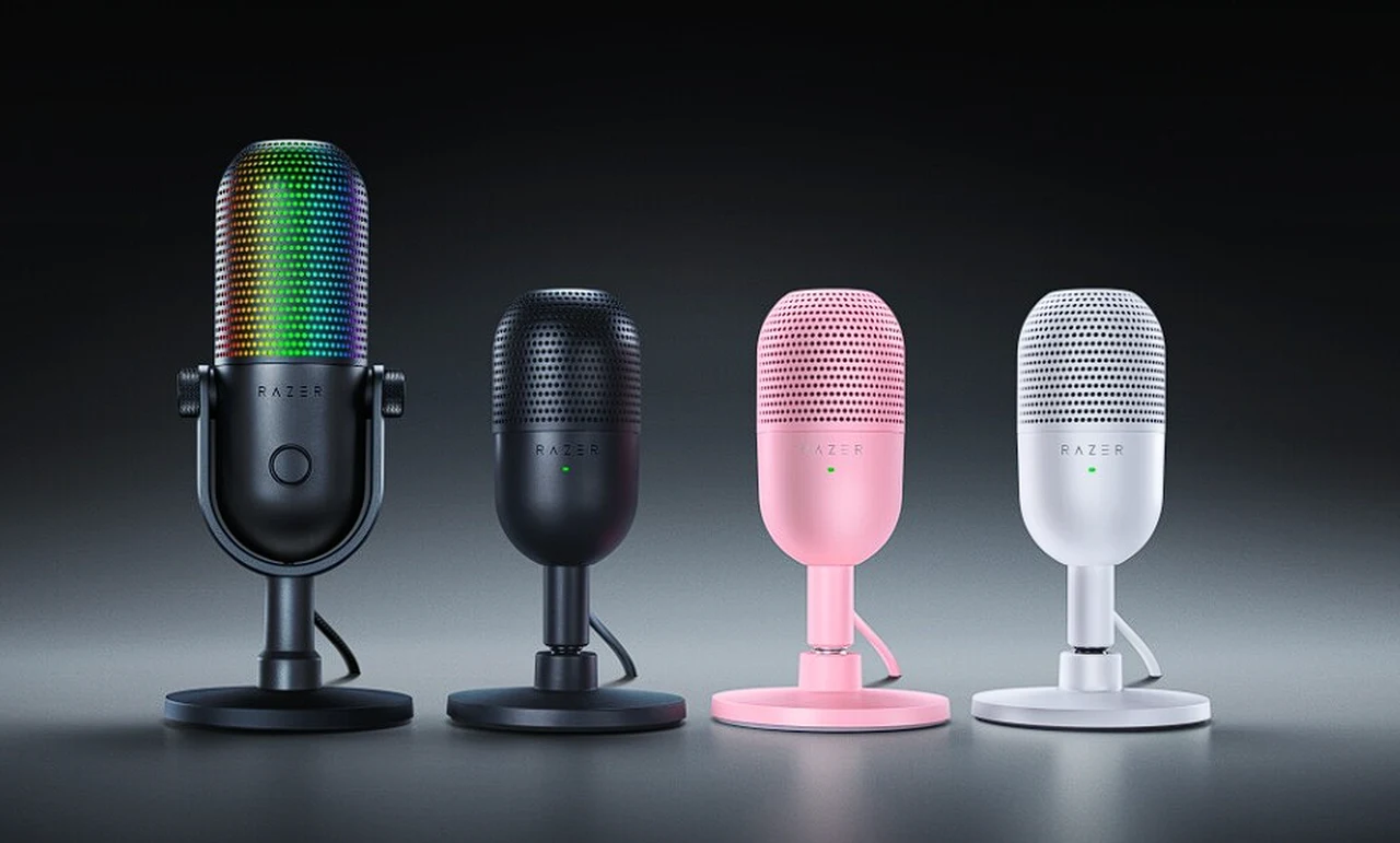 New Razer Seiren V3 Chroma and Seiren V3 Mini microphones