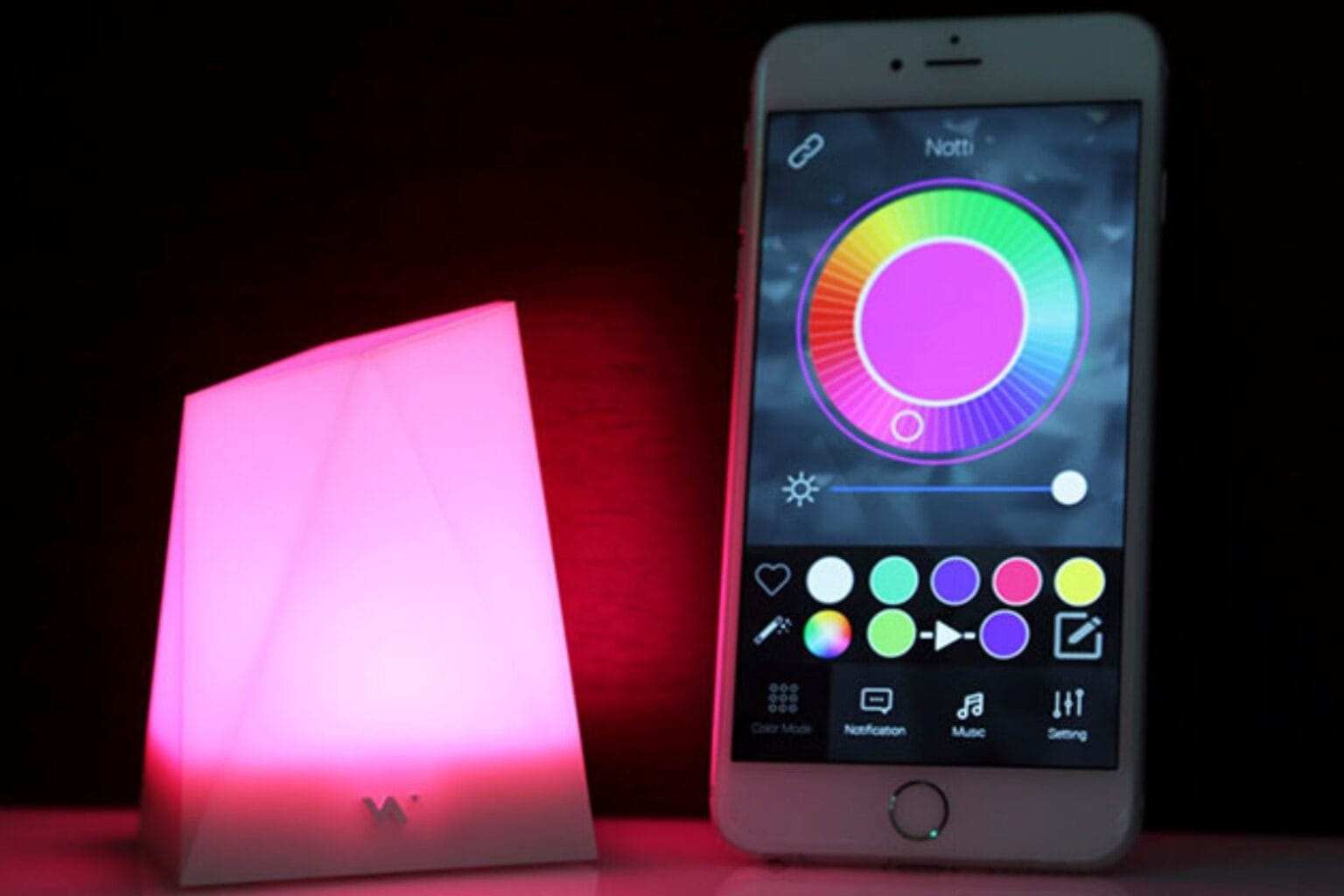 Control this smart light with your phone, on sale for $24.99.