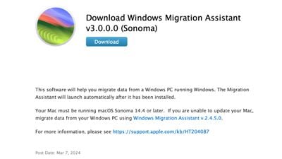 migration assistant